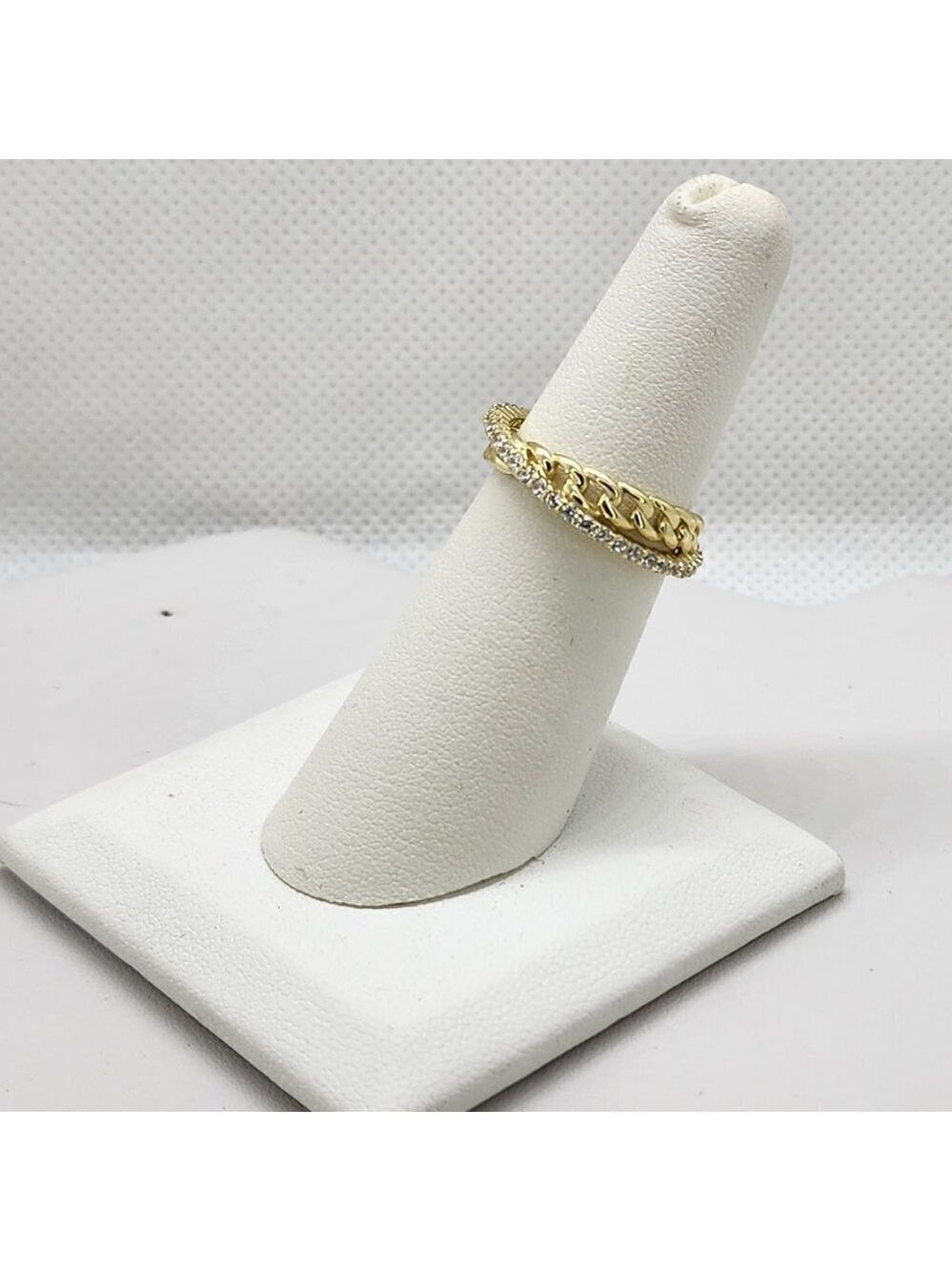 Brand New Sterling Silver 925 link cross over Ring